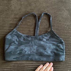 Lululemon Flow Y Bra Black Camo